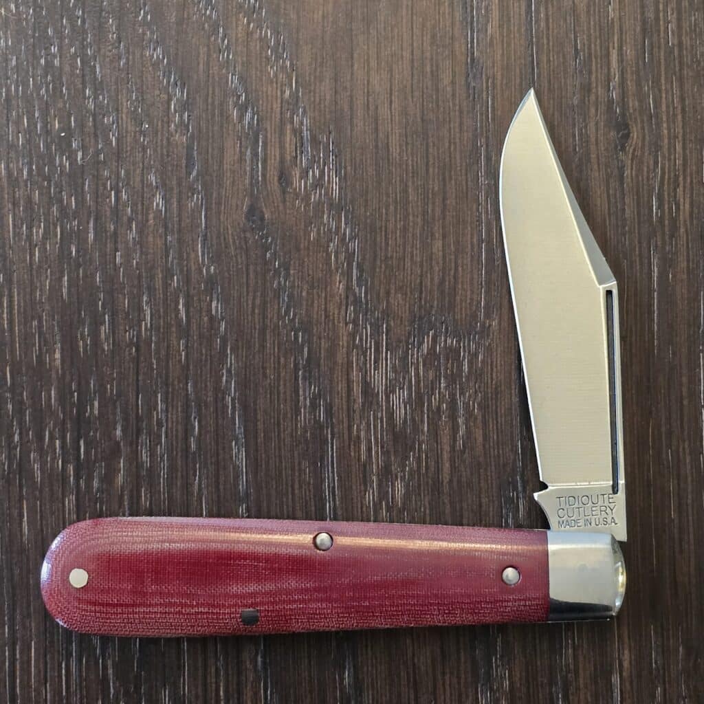 Great Eastern Cutlery #151118 Red Linen Micarta – gallery image 2