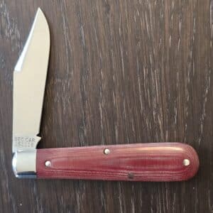 Great Eastern Cutlery #151118 Red Linen Micarta knife for sale