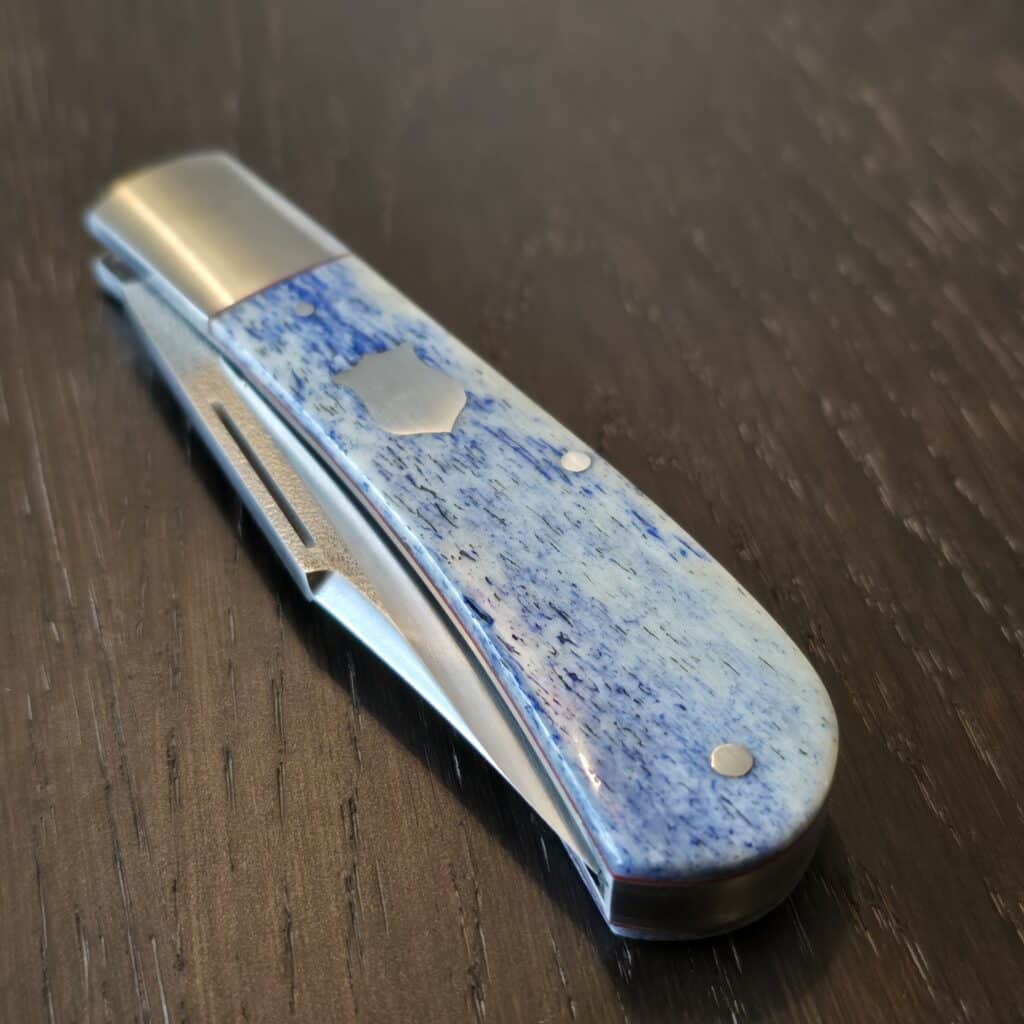 K'Roo Custom Clip in Dyed Kudu Bone &N690 Created 09/2025 by W. O'Kelly – gallery image 3