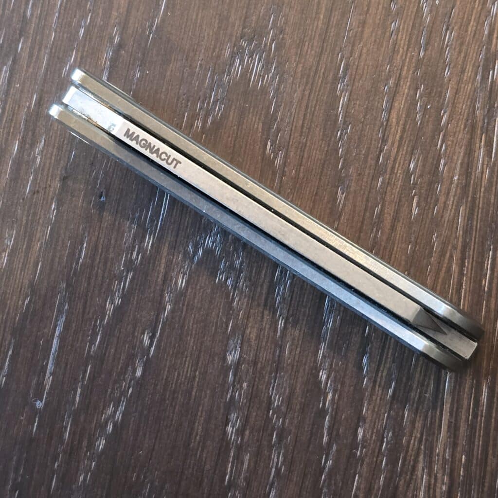 ABW American Blade Works in Aluminum and Magnacut, Slip Joint with Wharncliffe Blade (uesd) – gallery image 3