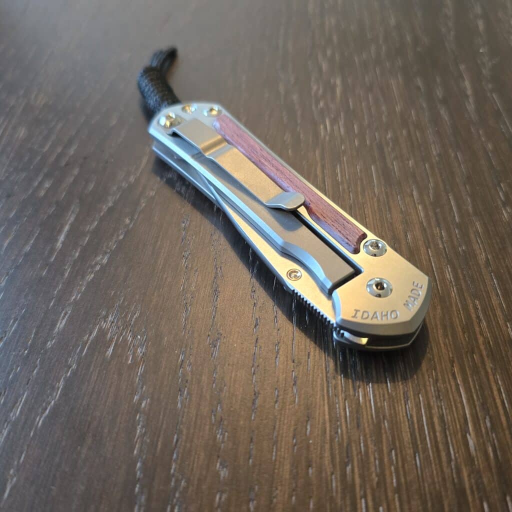 Chris Reeve Knives Small Sebenza 31 Annual 2024 Drop Point/ Purple Heart CPM MagnaCut 6A 4V Titanium S31-1742 – gallery image 5