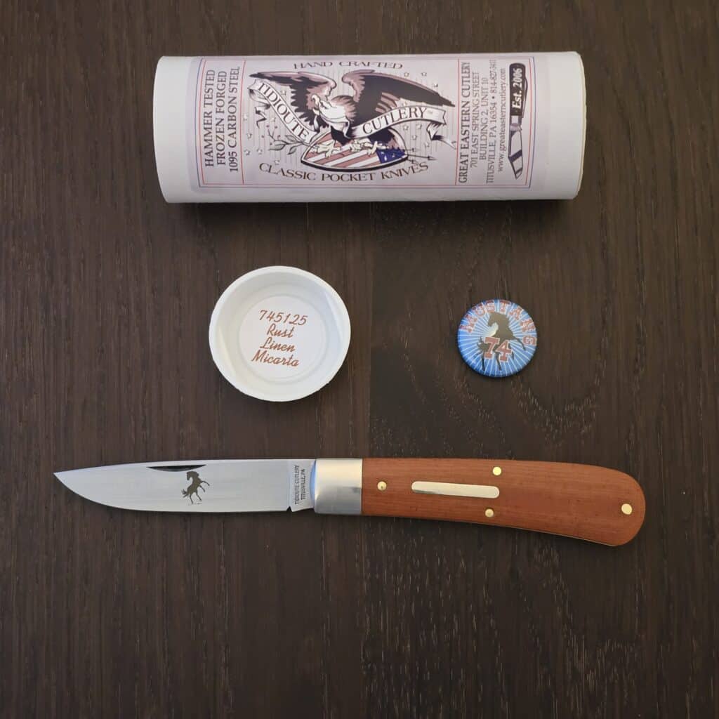 Great Eastern Cutlery #745125 Rust Linen Micarta – gallery image 4