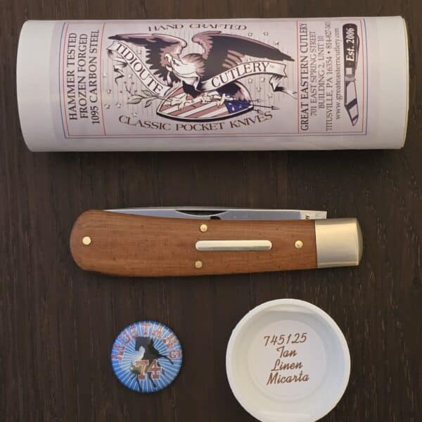 Great Eastern Cutlery #745125 Tan Linen Micarta – gallery image 1
