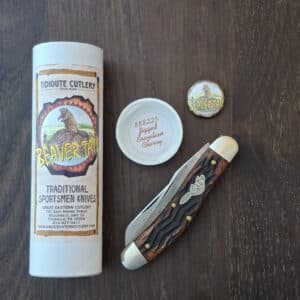 Great Eastern Cutlery #888225 Jigged Brazilian Cherry USED knife for sale