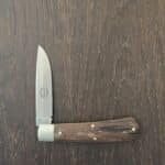Great Eastern Cutlery #745125 Brush Finished Spalted Ebony PROTOTYPE knife for sale