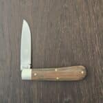 Great Eastern Cutlery #745125 Brush Finished Spalted Ebony knife for sale