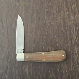 Great Eastern Cutlery #745125 Brush Finished Spalted Ebony knife for sale