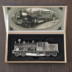 Vintage Heisler 2 Truck 1918 Train Knife " Iron Horse" knife for sale
