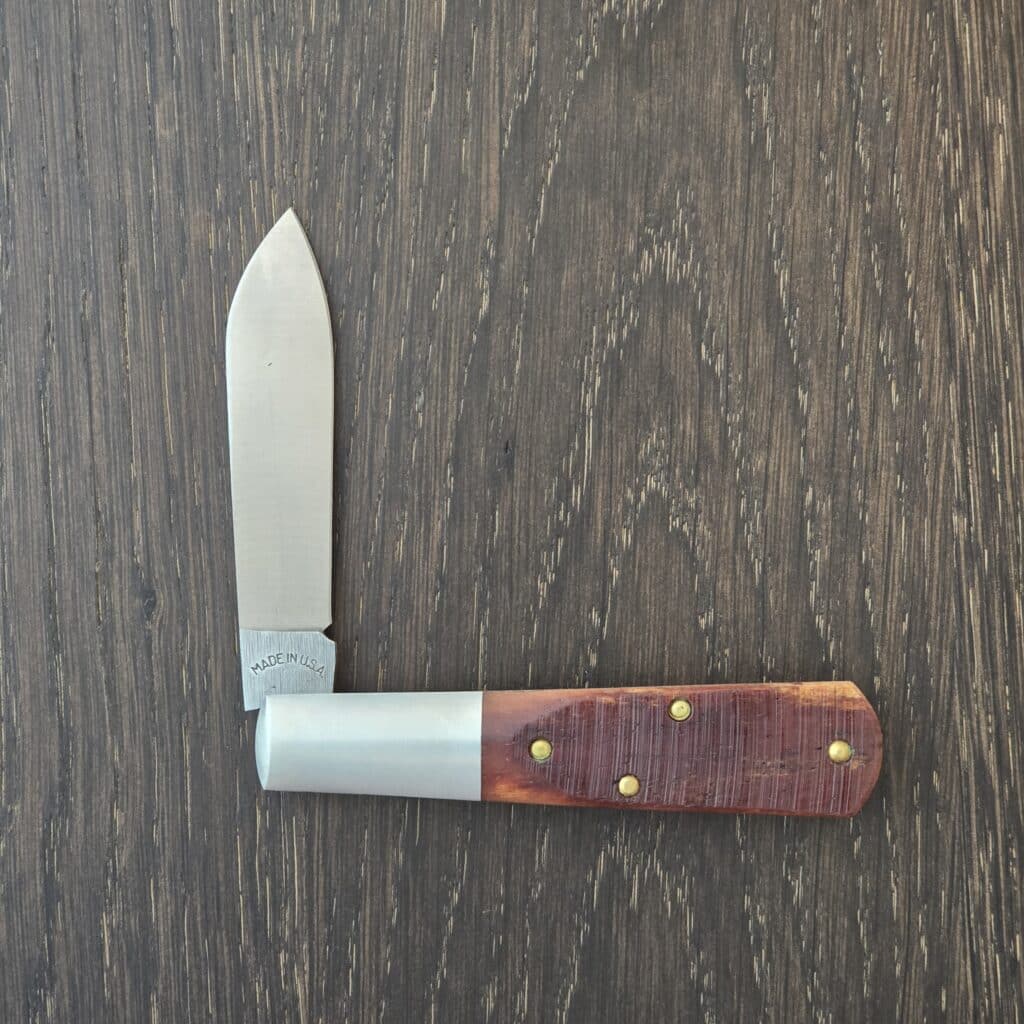 Cooper Cutlery New York Knife Co. Barlow Appaloosa Bone Sawcut (M 1506 AB SC) – gallery image 3
