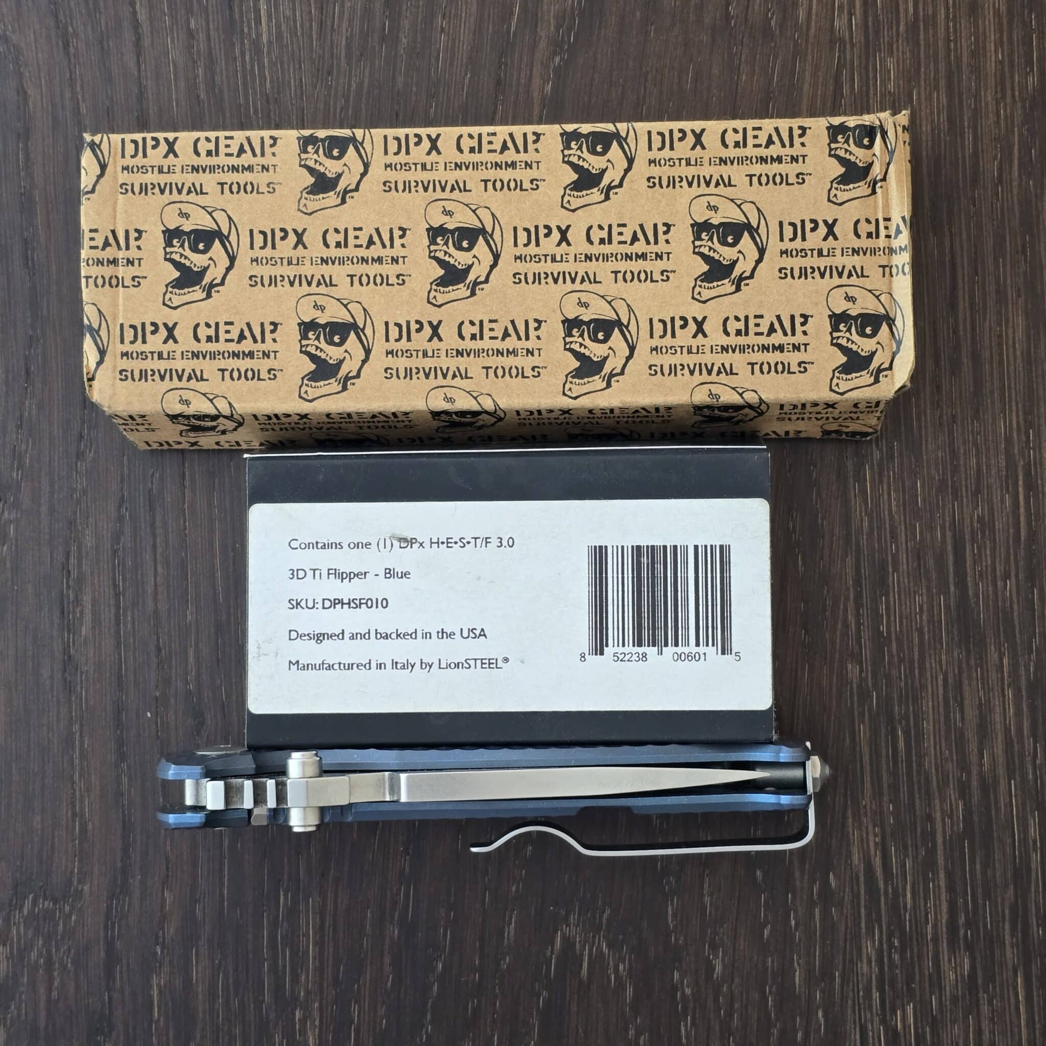 DPx Gear HEST/F 3.0 3D Ti Flipper M390 | TSA Knives
