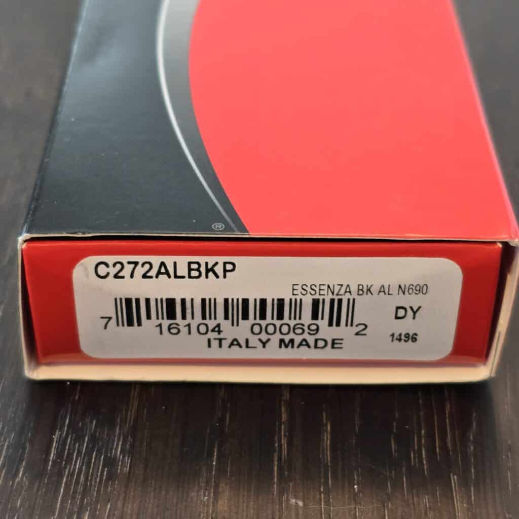 Spyderco C272ALBKP Essenza Italy N690Co Aluminum Linerlock Riccardo Gobbato Rave – gallery image 5