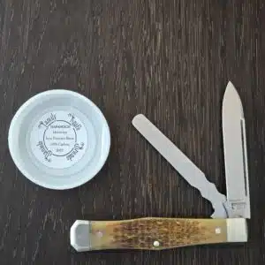 Napanoch Knife Co. Mortician Iron Furnace Bone in 1095 Carbon 2025 (1 of 9) knife for sale