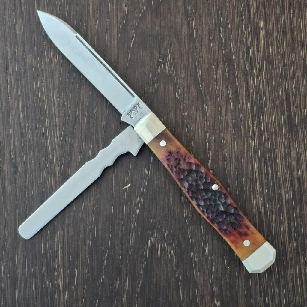Napanoch Knife Co. Mortician Catalina Wine Mixer Bone in 1095 Carbon 2025 (1 of 10) knife for sale