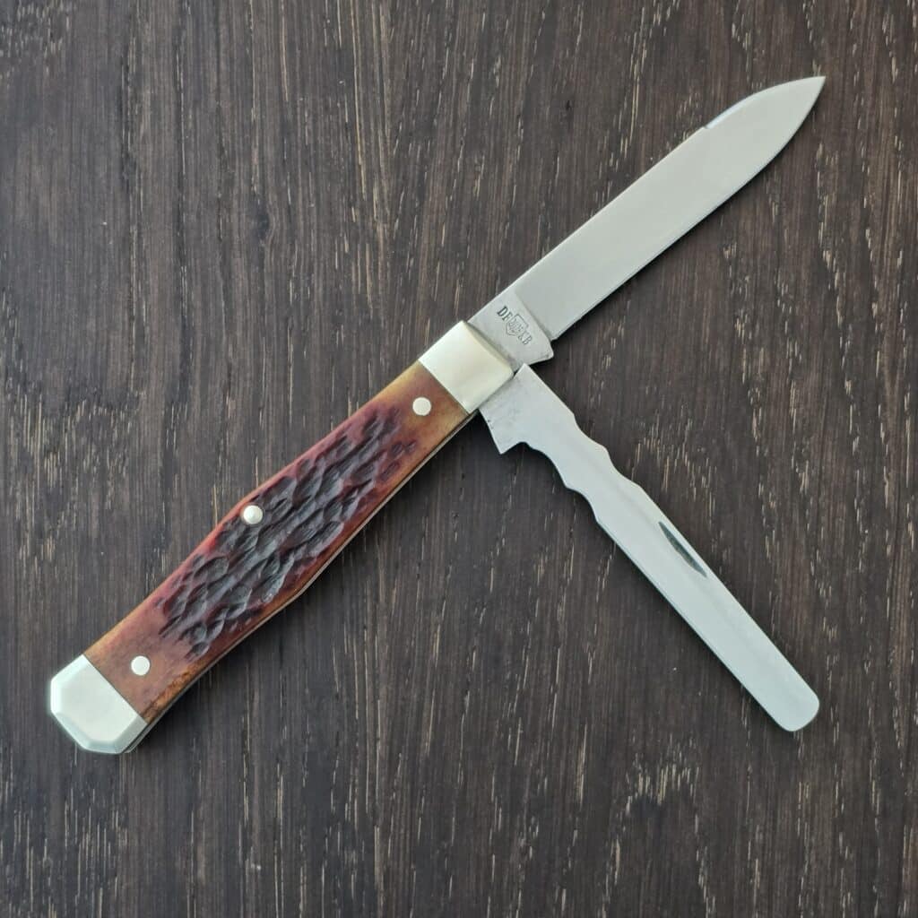 Napanoch Knife Co. Mortician Catalina Wine Mixer Bone in 1095 Carbon 2025 (1 of 10) knife for sale