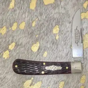 great eastern cutlery #745125 black plumb jigged bone