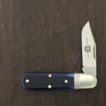 Great Eastern Cutlery #251125 SS Navy Blue Sawcut Bone PROTOTYPE knife for sale