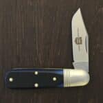 Great Eastern Cutlery #251125 SS Navy Blue Sawcut Bone knife for sale