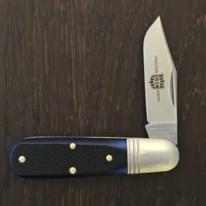 Great Eastern Cutlery #251125 SS Navy Blue Sawcut Bone knife for sale