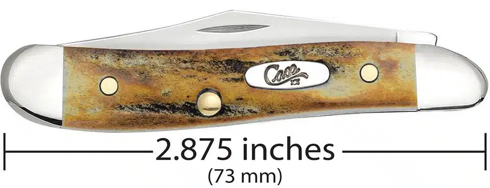 Case XX USA Genuine Stag Peanut5220 SS No 00048 knife for sale