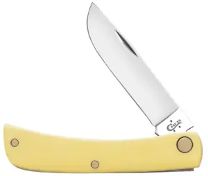 Case XX USA Yellow Synthetic Smooth Sod Buster Jr 3137 CS No 00032 knife for sale