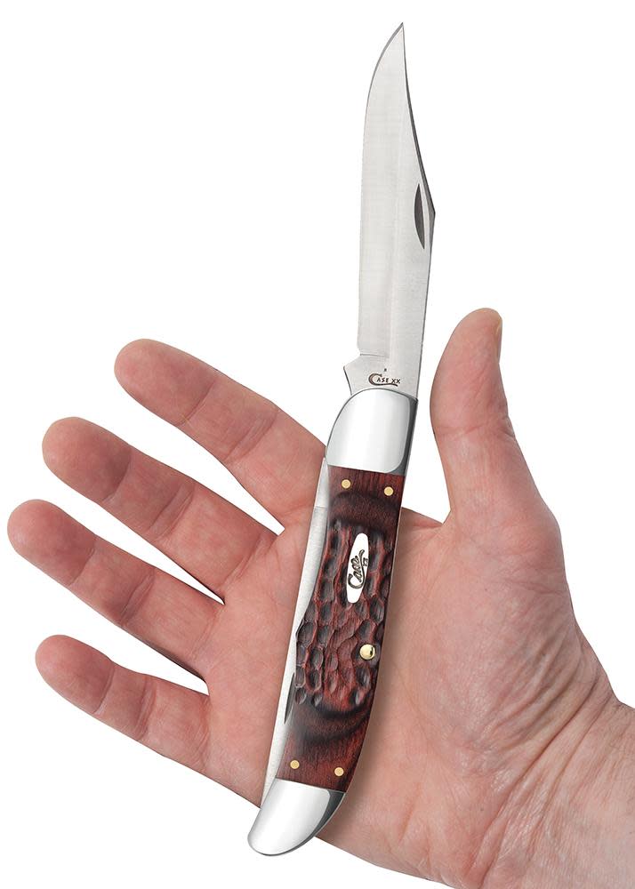 Case XX USA Rosewood Standard Jig Folding Hunter 6265 SS with Leather Sheath NO00189 – gallery image 2