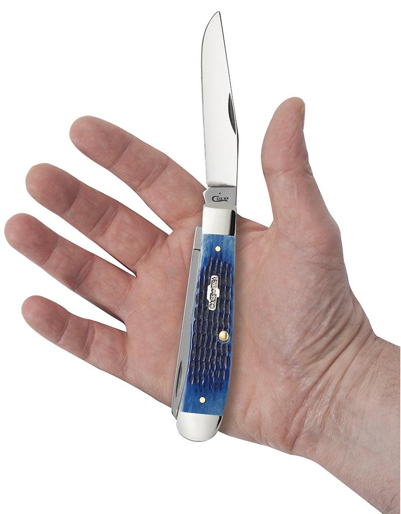 Case XX USA Blue Bone Rogers Corn Cob Jig Trapper 6254 SS No 02800 – gallery image 5