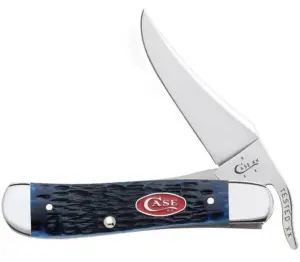 Case XX USA Navy Blue Bone Rogers Jig Russ Lock 61983L No 07057 knife for sale