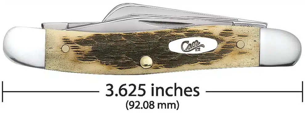 Case XX USA Amber Peach Seed Jigged Bone Medium Stockman 6318 CS No 00039 – gallery image 4