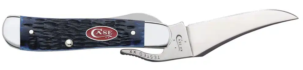 Case XX USA Navy Blue Bone Rogers Jig Russ Lock 61983L No 07057 knife for sale