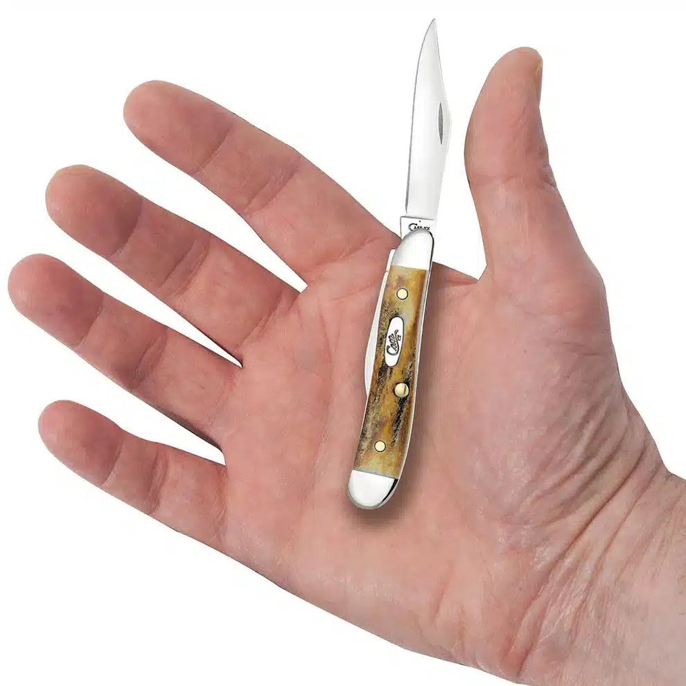 Case XX USA Genuine Stag Peanut5220 SS No 00048 knife for sale