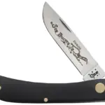 Case XX USA Black Synthetic Smooth Sod Buster Jr 2137 SS No 00095 knife for sale