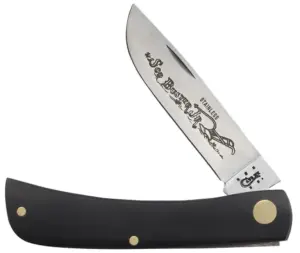 Case XX USA Black Synthetic Smooth Sod Buster Jr 2137 SS No 00095 knife for sale