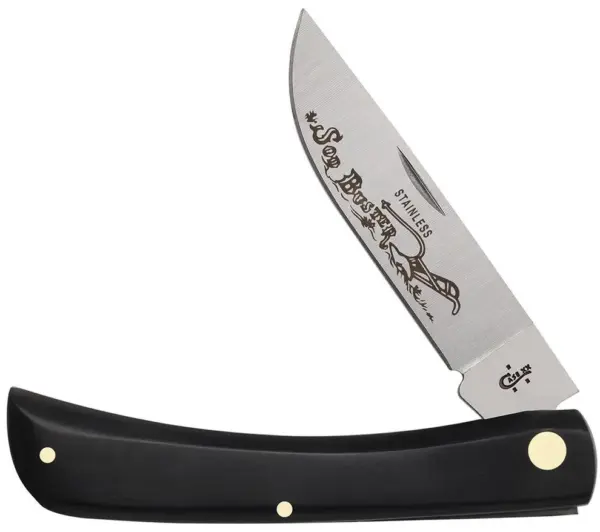 Case Black Synthetic Smooth Sod Buster 2138 SS – gallery image 1