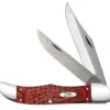 Case XX USA Rosewood Standard Jig Folding Hunter 6265 SS with Leather Sheath NO00189 knife for sale
