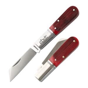 Red Barnboard Jigged Bone RCT006-RBJ knife for sale
