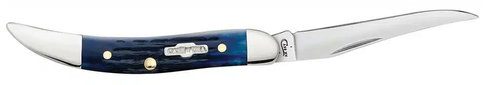 Case XX USA Blue Bone Rogers Corn Cob Jig Small Texas Toothpick 610096 SS No 02804 knife for sale