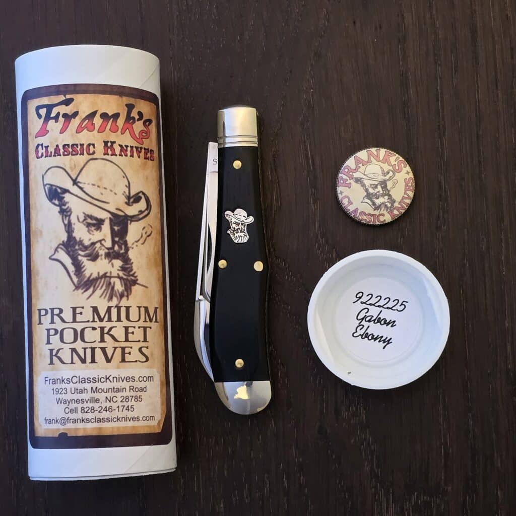 Great Eastern Cutlery #922225 Gabon Ebony SFO For Franks Classic Knives – gallery image 4