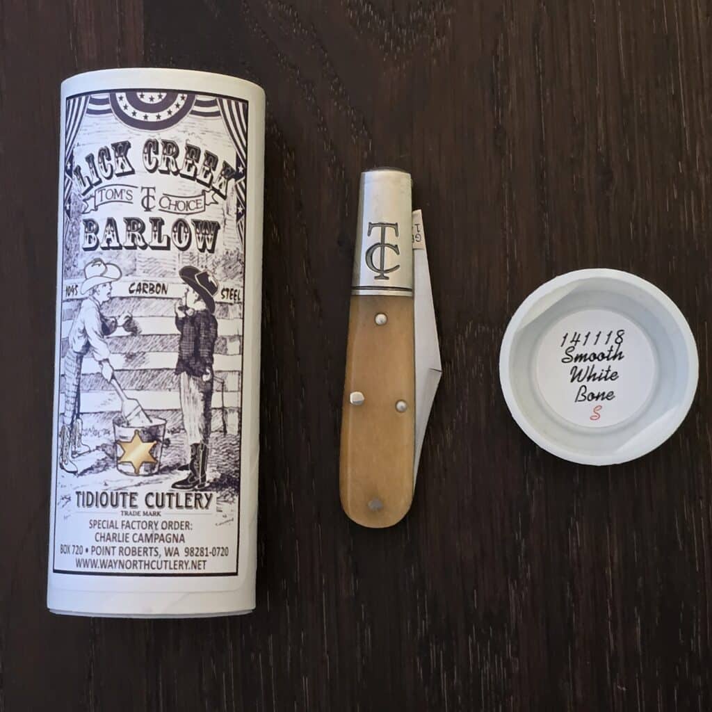 Great Eastern Cutlery #141118 Smooth White Bone "S" GEC “store model” – gallery image 4