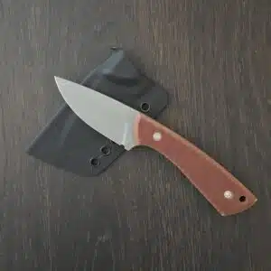 Northern Edge Tools "Northerner" in CPM Magnacut with Sand Blasted Finish and Linen Micarta with Gulso Bolt Hardware and Kydex Sheath knife for sale