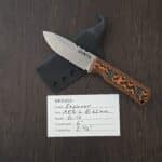 Uinta Knives Explorer in ABE-L and Layered Black and Orange G10