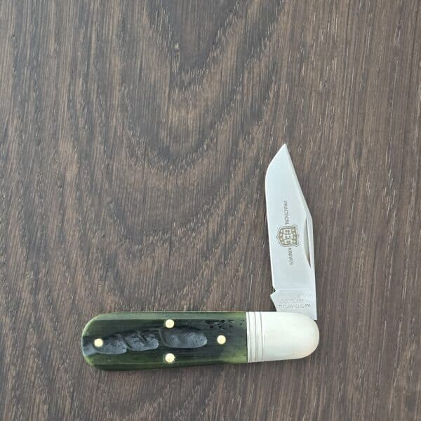 Great Eastern Cutlery #251125 SS Spring Green Marrow Bone "S" Store Model – gallery image 1