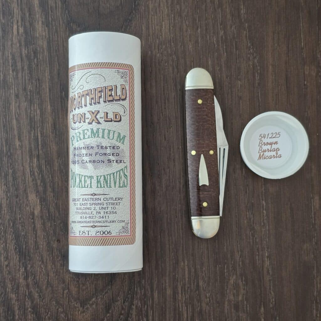 Great Eastern Cutlery #541225 Brown Burlap Micarta – gallery image 4