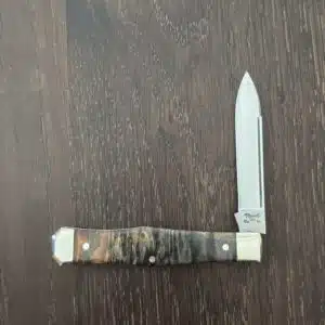 Titusville Cutlery Lexingtonian in Black Arctic Birch and 1095 High Carbon 2025 (production limited to 10) knife for sale