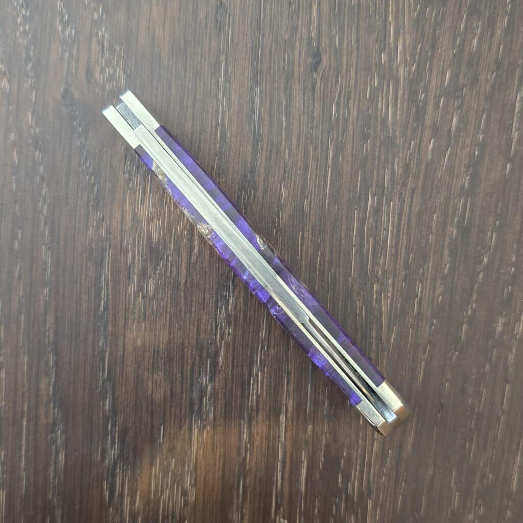 Titusville Cutlery Lexingtonian in Purple Boxelder and 1095 High Carbon 2025 (production limited to 10) – gallery image 3