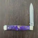 Titusville Cutlery Lexingtonian in Purple Boxelder and 1095 High Carbon 2025 (production limited to 10) knife for sale