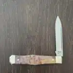Titusville Cutlery Lexingtonian in Purple Arctic Birch and 1095 High Carbon 2025 (production limited to 10) knife for sale