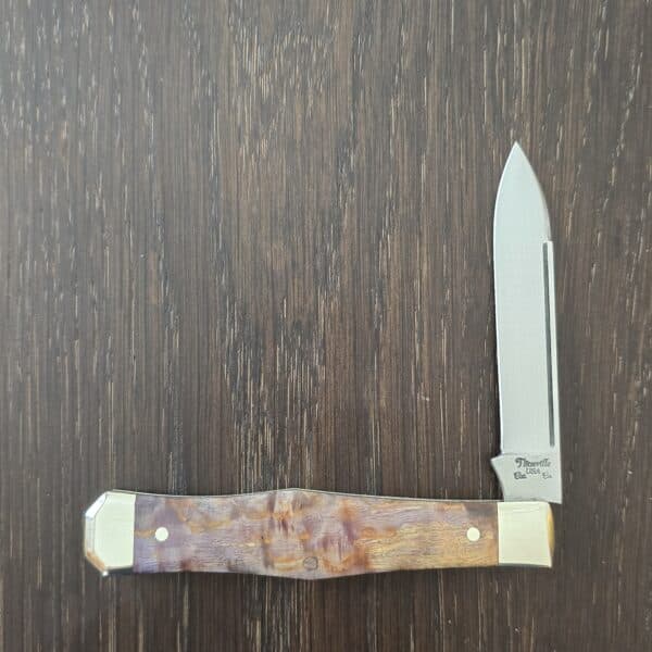 Titusville Cutlery Lexingtonian in Purple Arctic Birch and 1095 High Carbon 2025 (production limited to 10) – gallery image 1