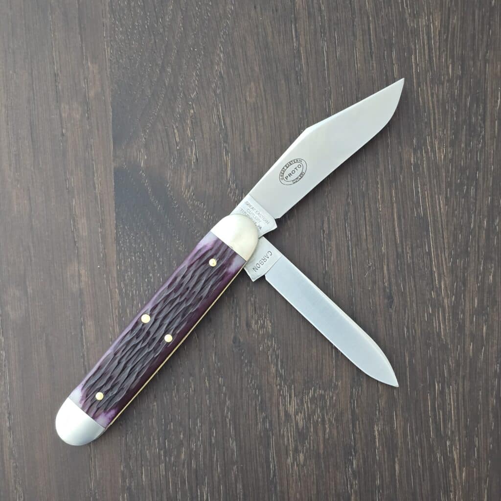 Great Eastern Cutlery #541225 Purple Sage Jigged Bone PROTOTYPE – gallery image 3