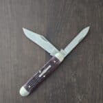 Great Eastern Cutlery #541225 Purple Sage Jigged Bone knife for sale