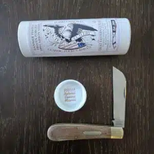 Great Eastern Cutlery # 933119 Natural Canvas Micarta used knife for sale